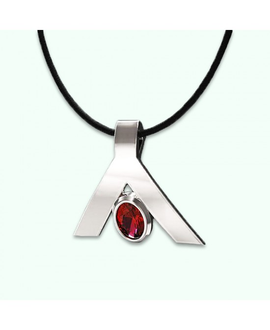 FANY Peace Garnet January Gemstone .925 Silver Pendant 